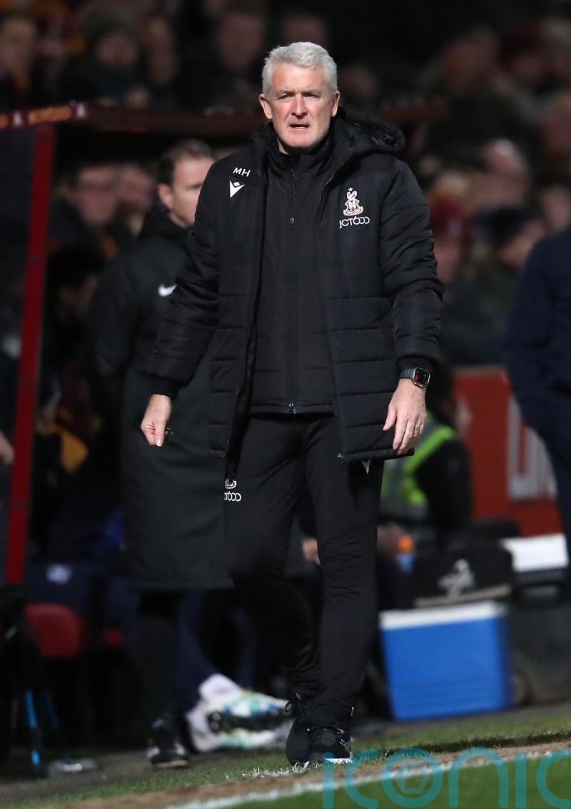Mark Hughes admits Bradford’s finishing let them down in loss at Swindon