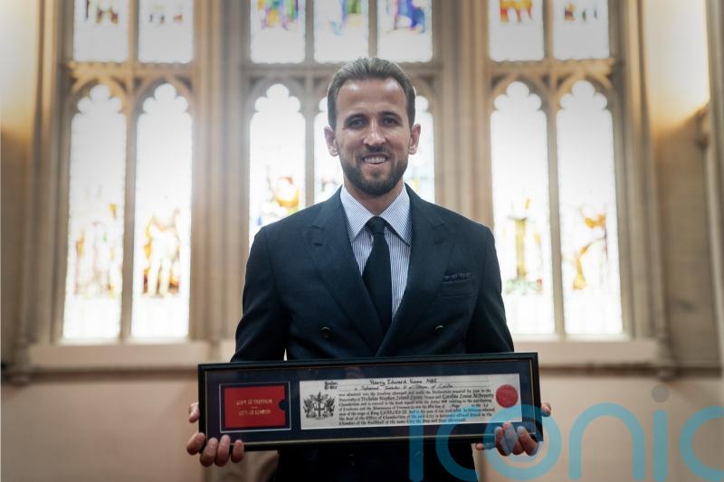 Harry Kane ‘extremely grateful to London’ after receiving freedom of city