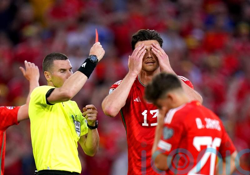 Ten-man Wales’ hopes of Euro 2024 qualification damaged in home loss to Armenia