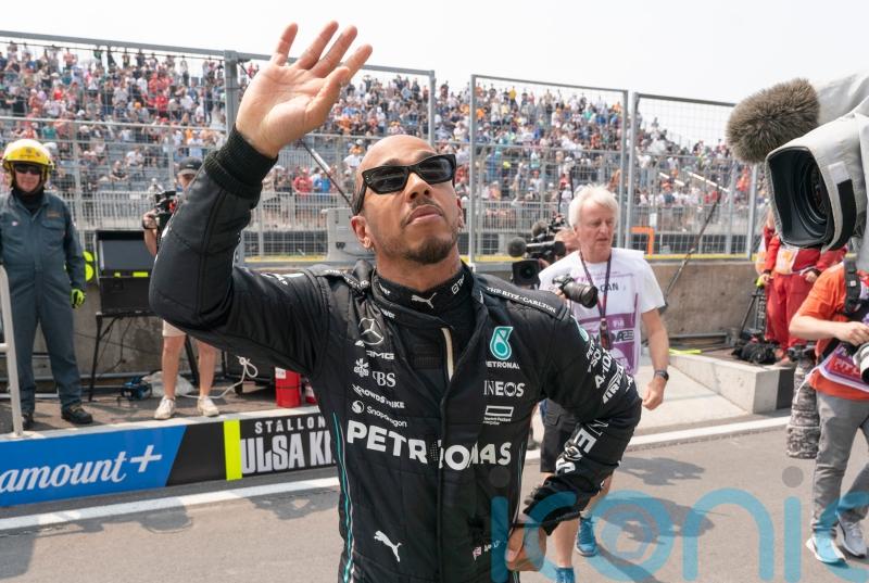 Lewis Hamilton ‘excited’ to share podium with two world champions