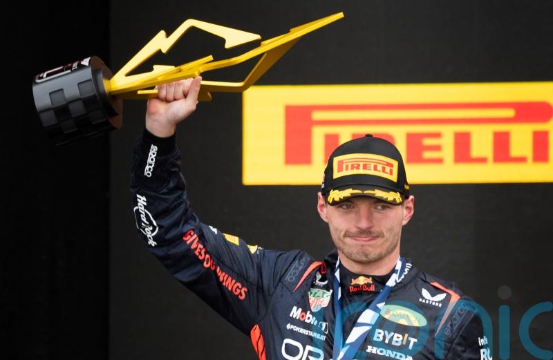 Max Verstappen aims to ‘keep winning’ after matching Ayrton Senna’s 41 victories