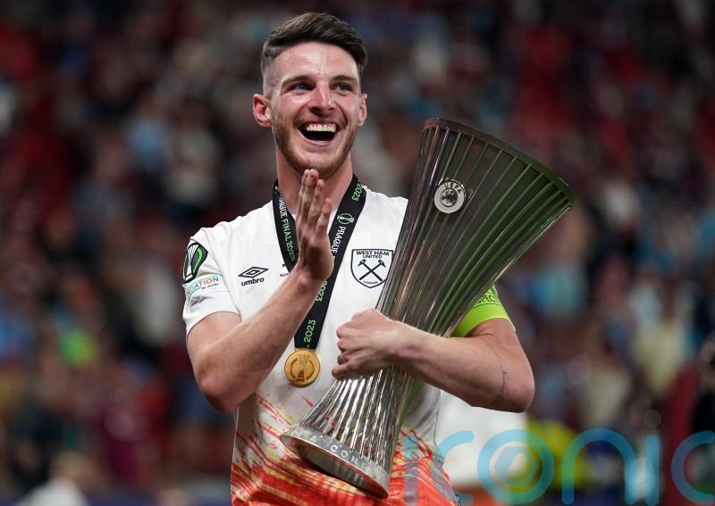 Declan Rice set for Arsenal medical after fee agreed with West Ham