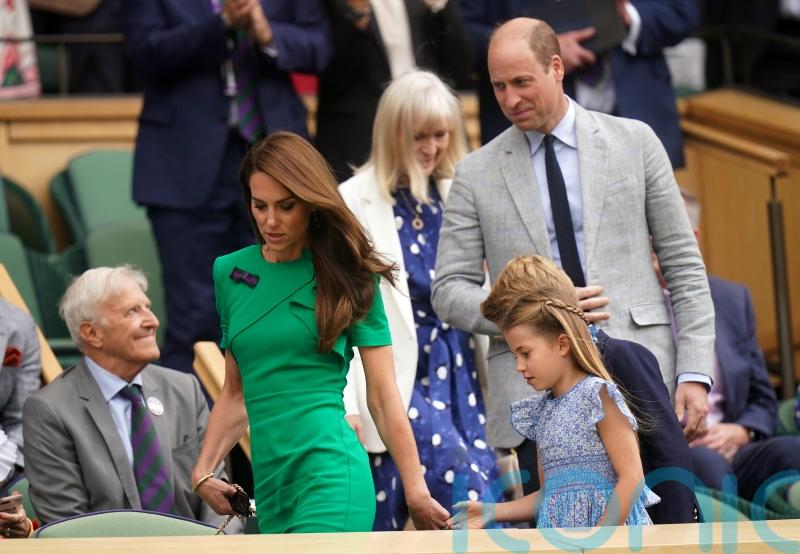 Princess Charlotte watching men’s singles final from Royal Box for first time