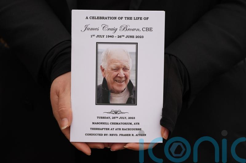 ‘A wonderful man’ – tributes paid at Craig Brown funeral