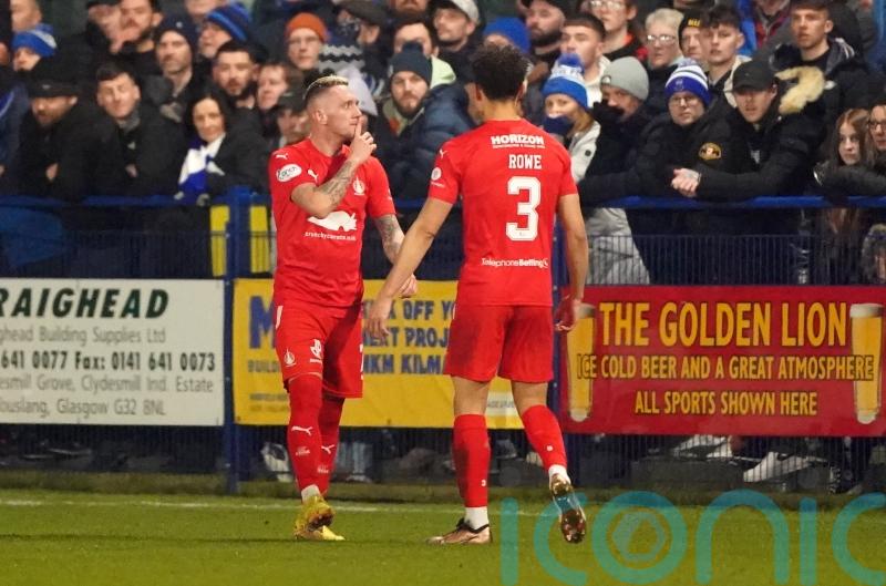Falkirk in seventh heaven after late winner at Montrose