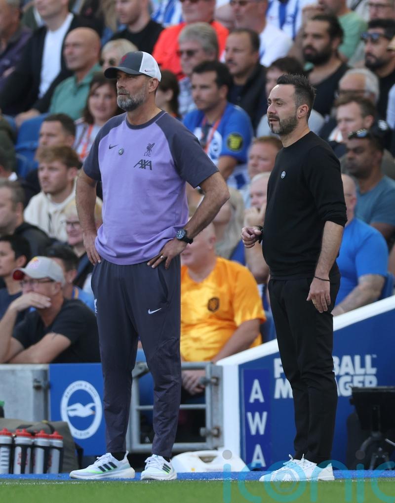 Roberto De Zerbi praises Jurgen Klopp after Brighton’s draw with Liverpool