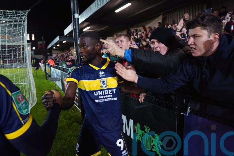 Boro come from behind to beat Exeter and reach Carabao Cup quarter-finals