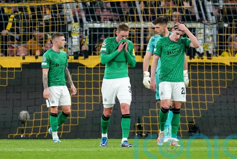 Newcastle’s Champions League hopes in tatters after Borussia Dortmund defeat