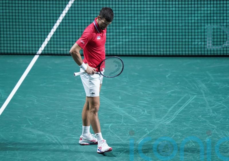 Novak Djokovic left to rue ‘bitter’ end to season as Serbia beaten in Davis Cup