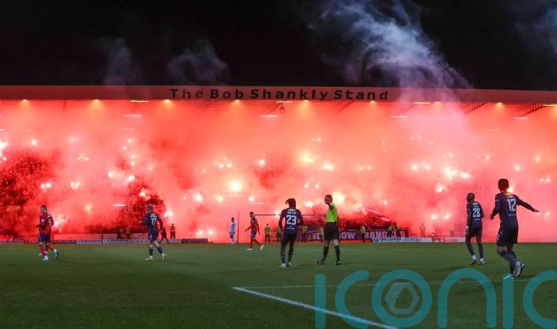 Rangers ‘regret’ fans’ pyrotechnics display at Dundee with warning of sanctions