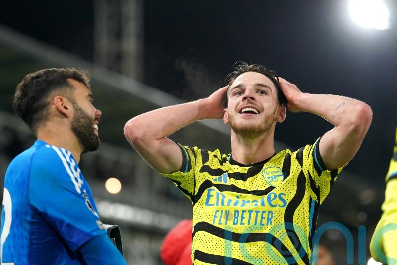 A special night – Mikel Arteta savours late Declan Rice winner