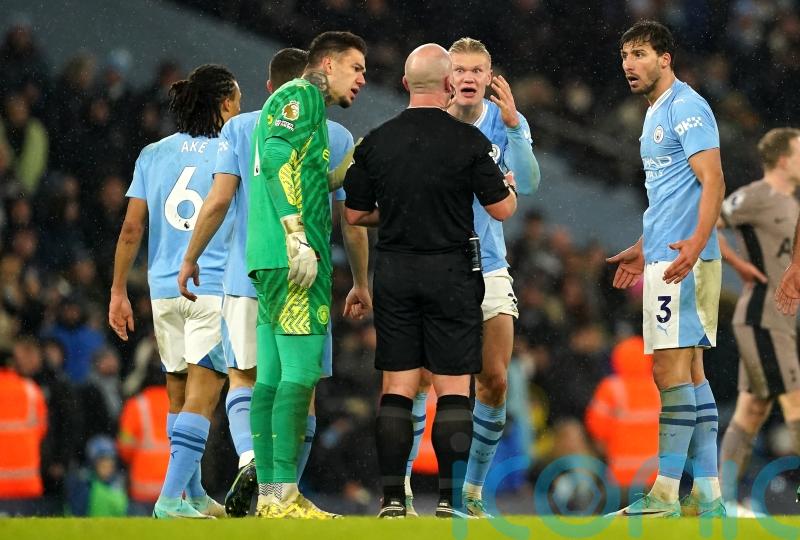 Man City fined £120,000 after players surrounded referee against Tottenham