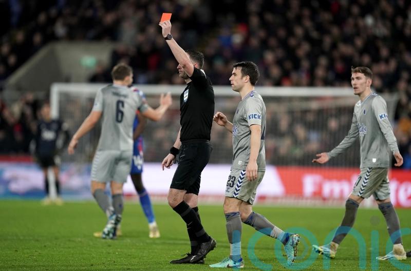 Everton to appeal against controversial red card shown to Dominic Calvert-Lewin
