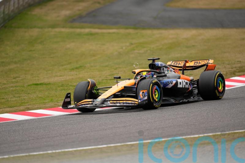 McLaren’s Oscar Piastri leads the way in rain-affected second practice at Suzuka