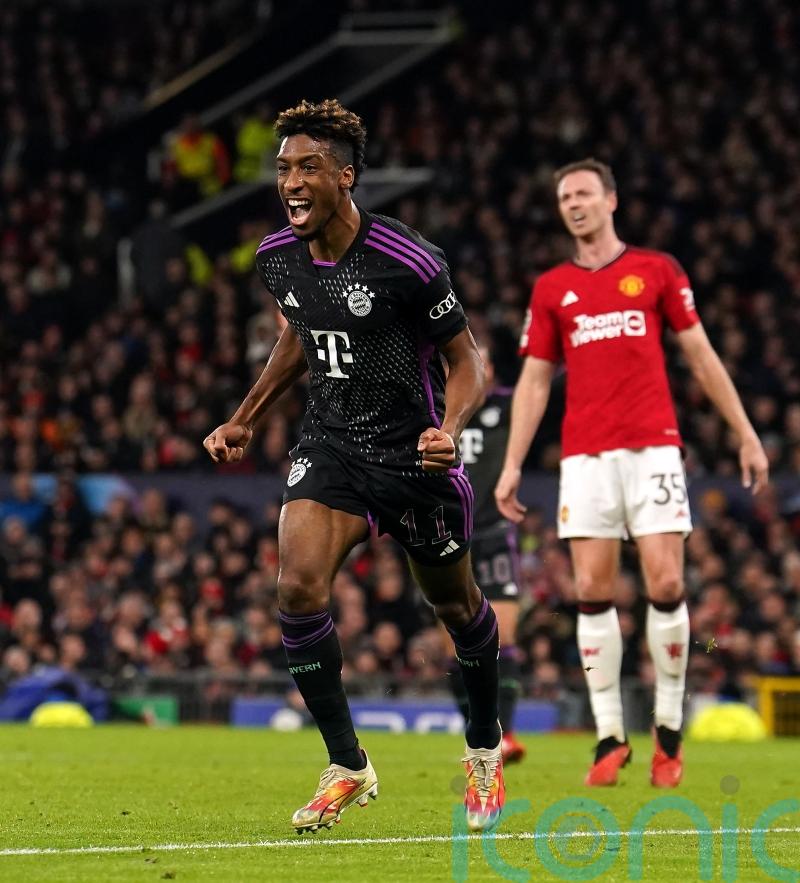 Bayern Munich’s Kingsley Coman to miss Arsenal game after adductor muscle injury
