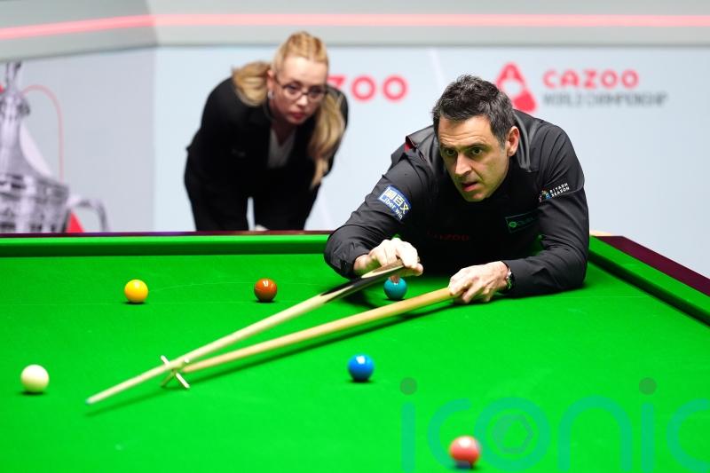 Ronnie O’Sullivan claims some refs have it in for him during his Crucible defeat