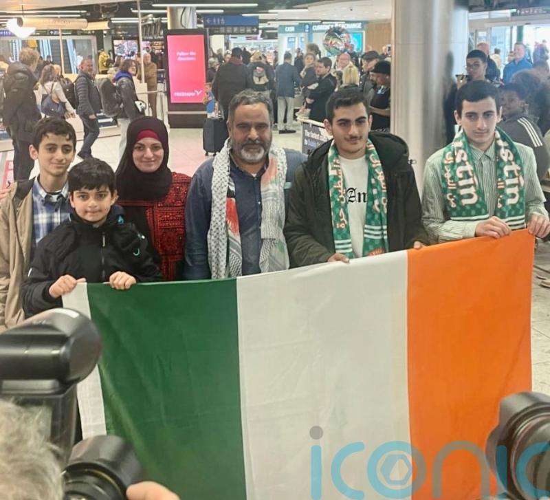 Irish-Palestinian man reunited with family after escaping from Gaza