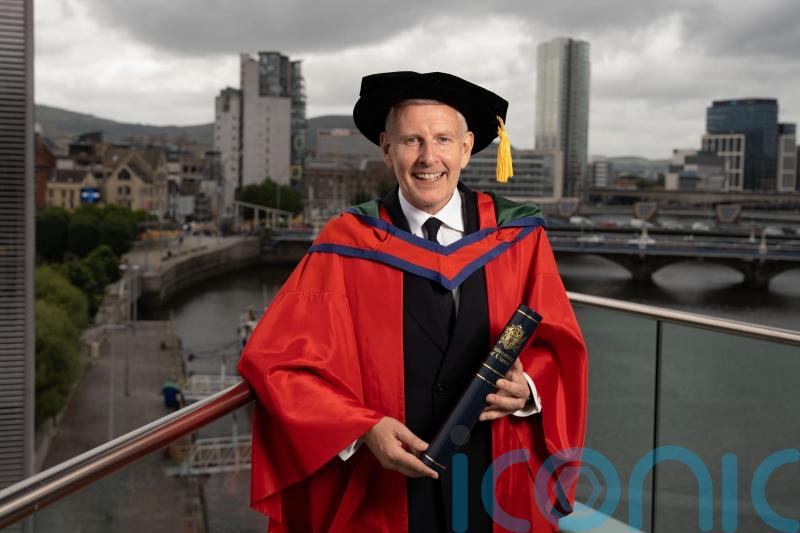 Patrick Kielty on his arts doctorate: ‘Cat couldn’t believe I got this honour’