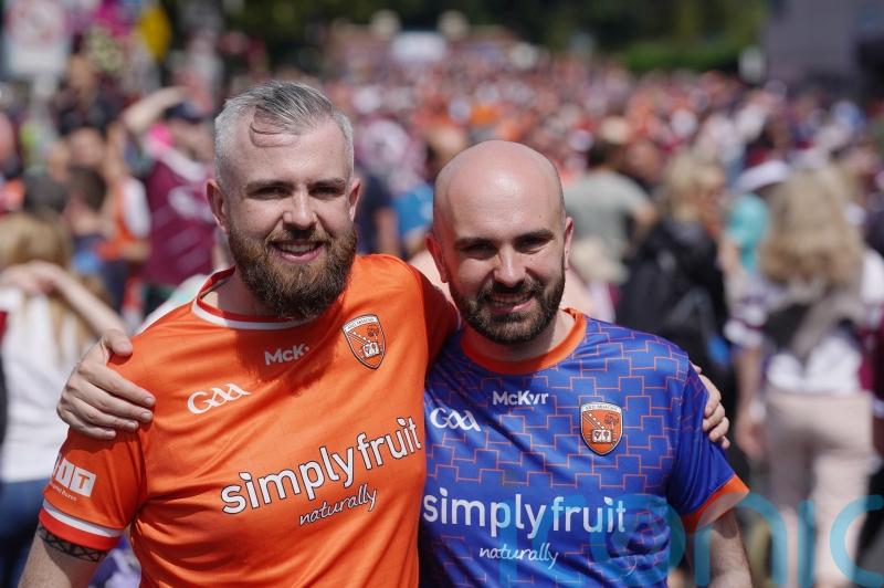 Natalie McNally’s family emotional after completing charity walk to Croke Park