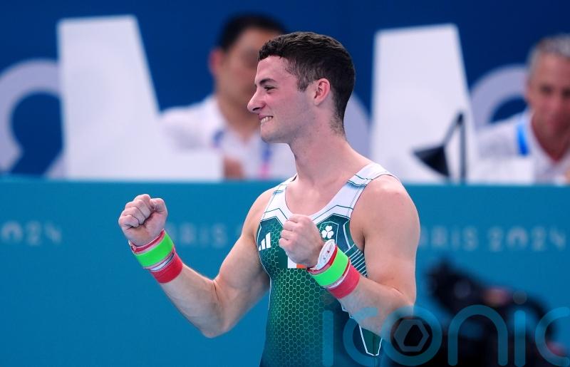 Rhys McClenaghan wins Ireland’s first gymnastics gold on pommel horse