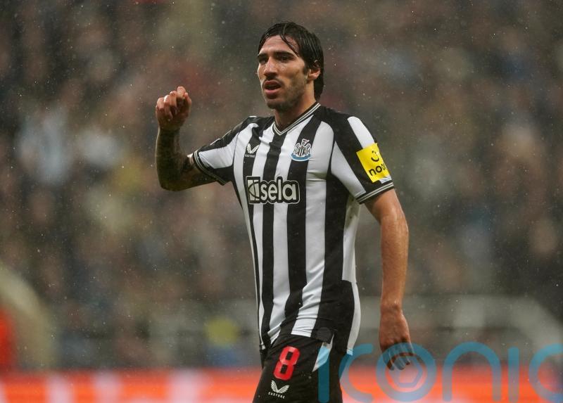 Sandro Tonali available for Newcastle’s cup tie at Nottingham Forest after ban