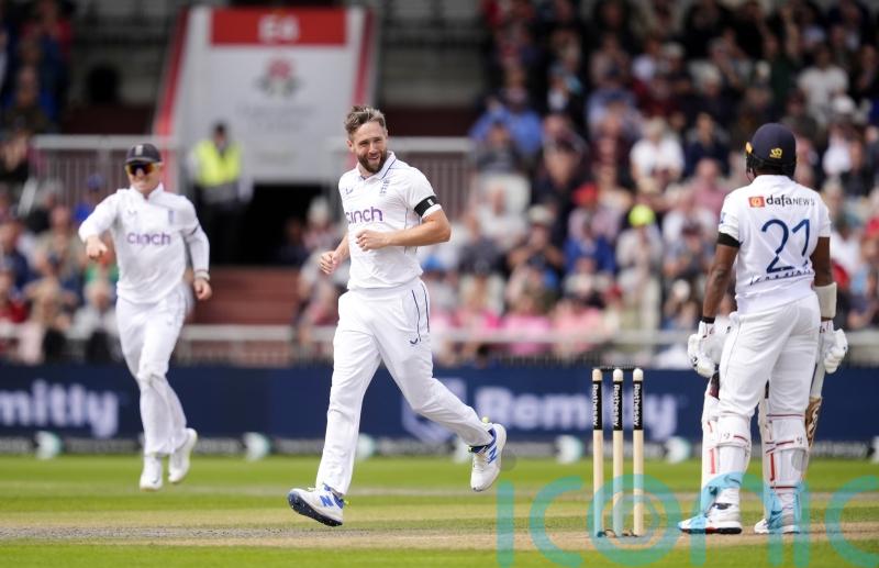 Chris Woakes in the wickets as Ollie Pope’s England dominate Sri Lanka