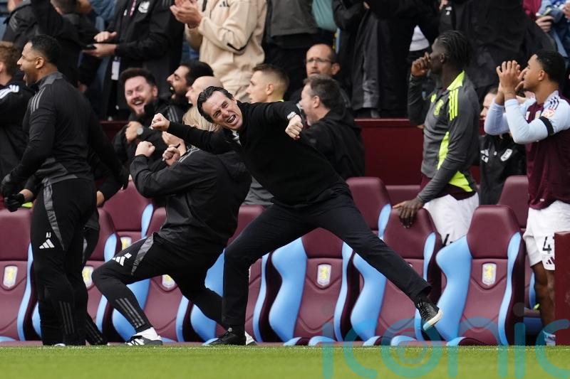 Unai Emery admits Villa’s first-half performance did not meet his standards