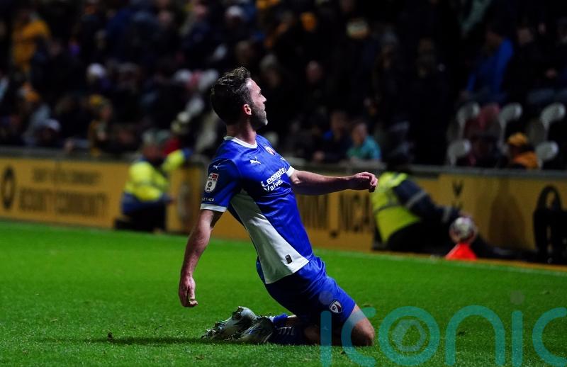 Will Grigg on fire again in Chesterfield’s draw with Colchester