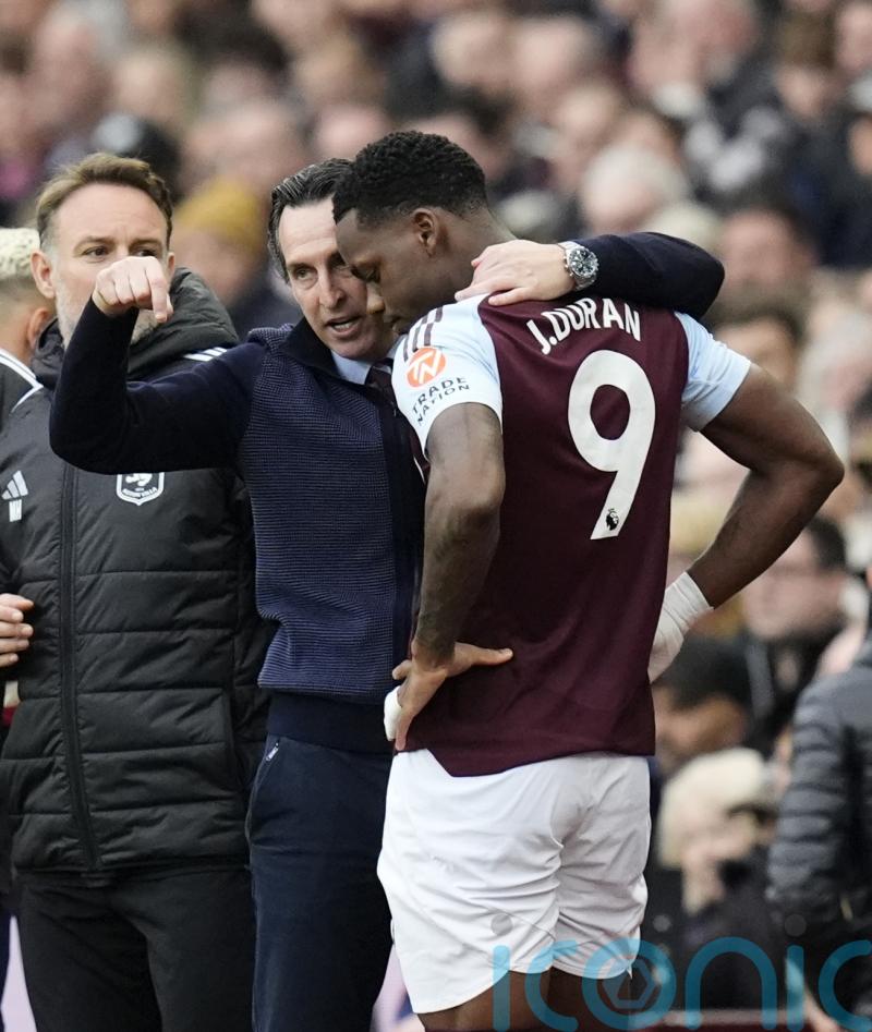 Unai Emery has no issue with Jhon Duran after angry reaction to substitution