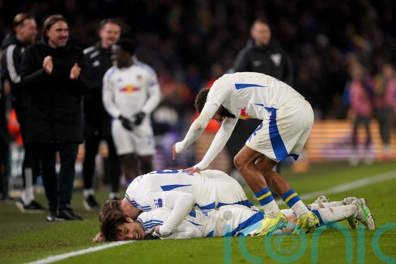 Ao Tanaka’s thumping finish sends Leeds back top of the Championship