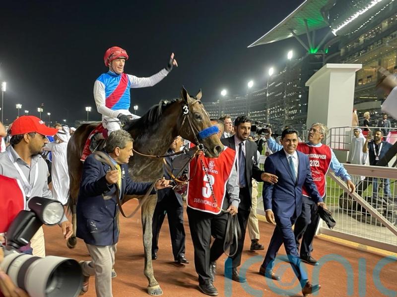 Frankie Dettori back in Dubai action on World Cup night