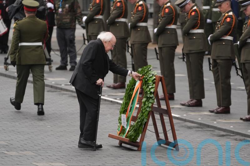Higgins lays wreath at Easter Rising commemoration