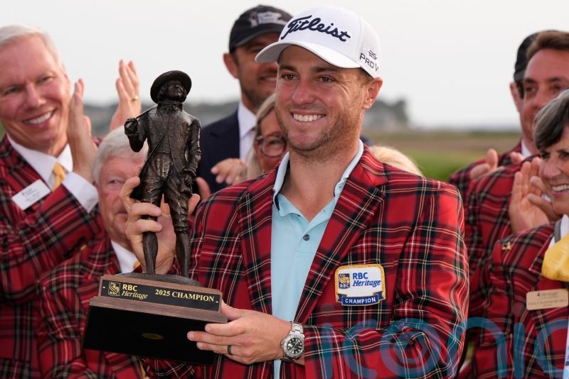 Justin Thomas ends drought with play-off win at RBC Heritage