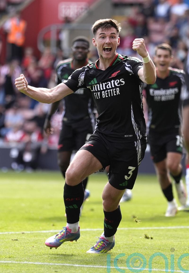 Kieran Tierney gives Arsenal final-day victory