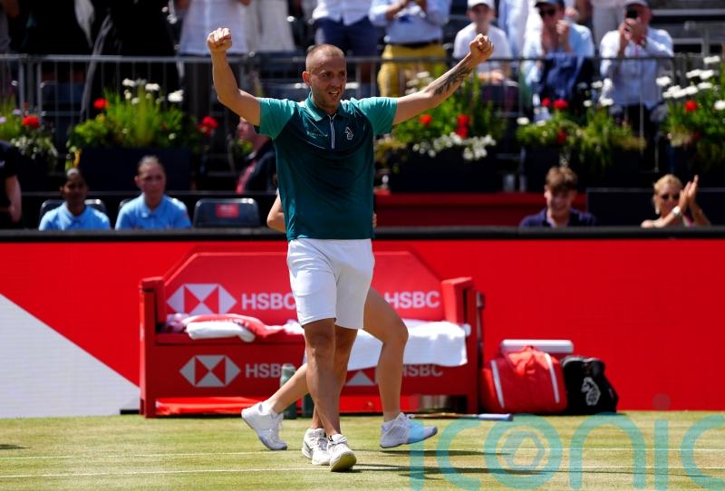 Dan Evans: I&rsquo;ve come full circle winning first match at Andy Murray Arena