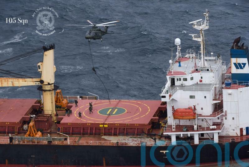 Dramatic footage of Ireland’s largest drugs seizure released