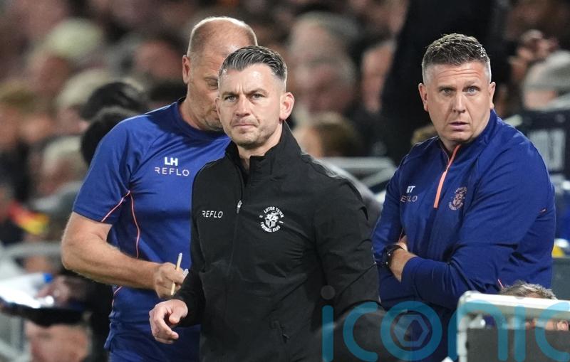 Matt Bloomfield believes it was about time Luton had some luck