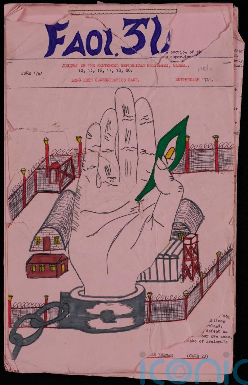 ‘Unique’ hand-made prison journals from Long Kesh published by Galway University