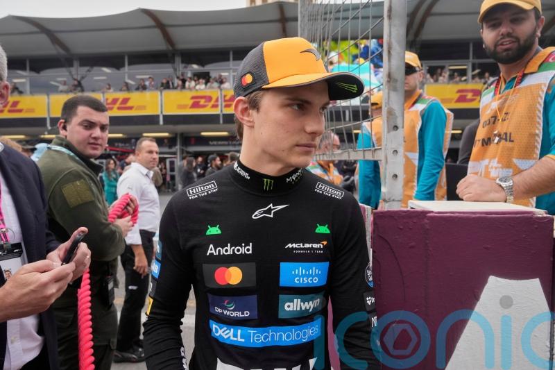 Championship leader Oscar Piastri crashes on first lap of Azerbaijan Grand Prix