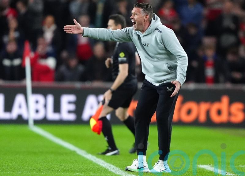 Rob Edwards frustrated by penalty decision in Middlesbrough’s draw with Stoke