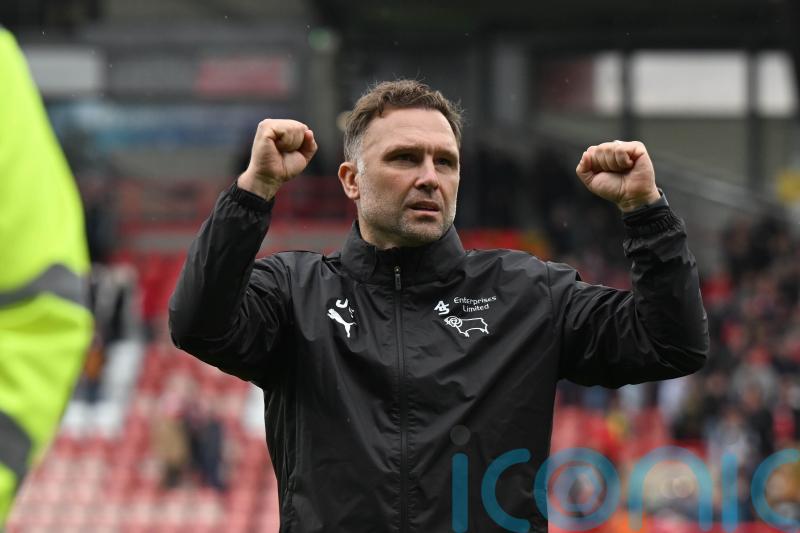 John Eustace sees ‘light at the end of the tunnel’ after point for Derby