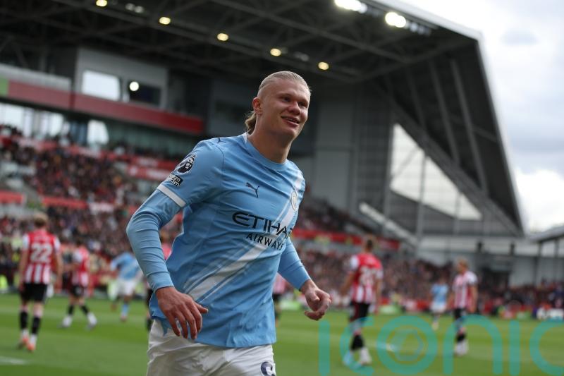 Erling Haaland strikes again as Manchester City battle to win at Brentford