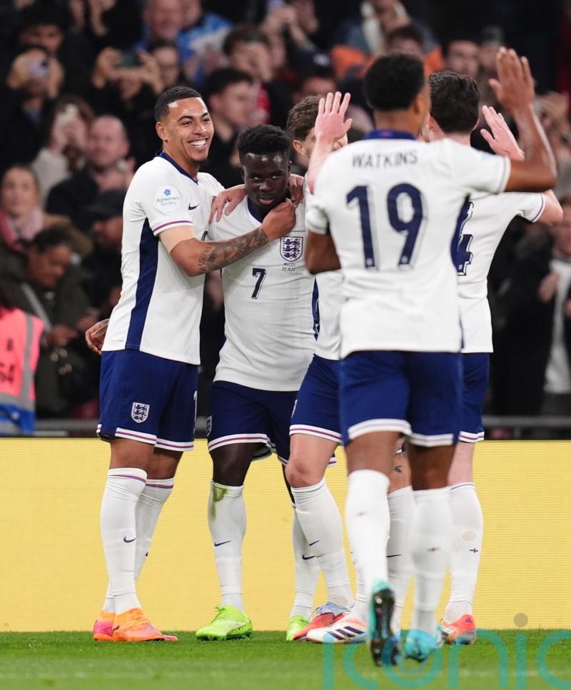 Bukayo Saka caps comfortable friendly victory for England over Wales
