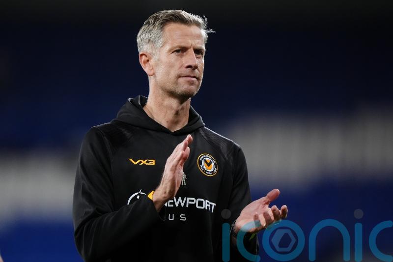 David Hughes says Newport ‘not throwing towel in’ despite loss to Cheltenham