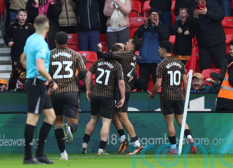 Joe Gelhardt’s stoppage-time strike snatches Hull victory at Stoke