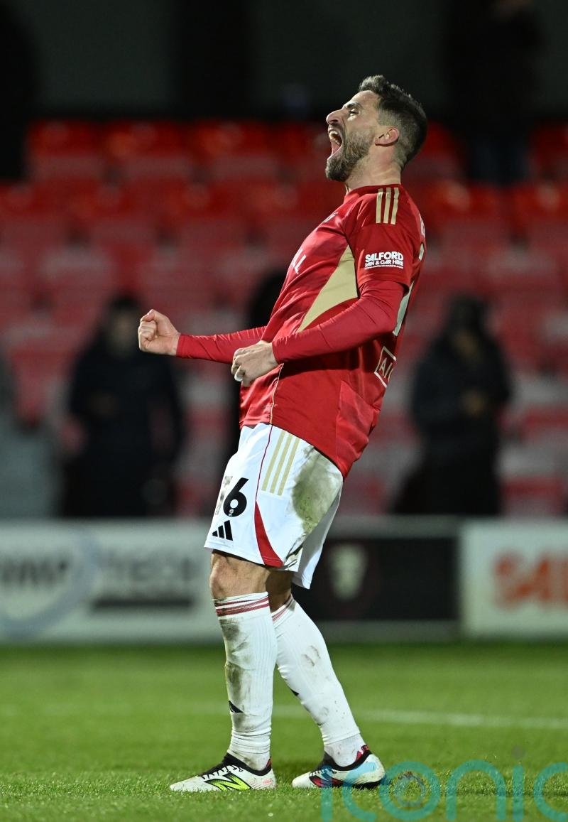 Salford come from two down to beat Colchester in seven-goal thriller