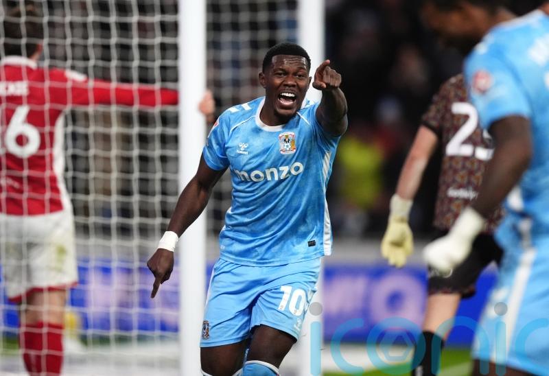 Coventry maintain five-point lead at the top after beating Bristol City