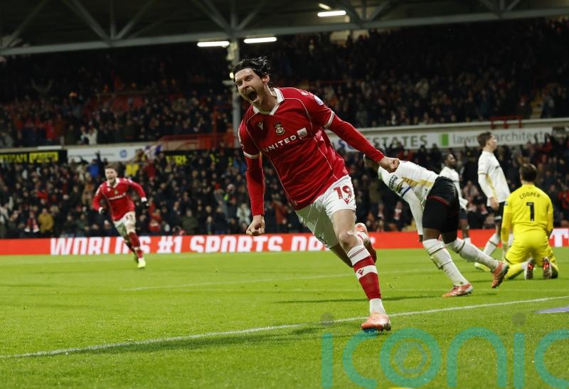 Wrexham&rsquo;s Kieffer Moore delighted with two goals against former team