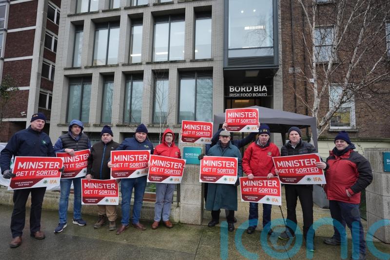 Farmers call for Bord Bia chairman to resign as they protest outside offices