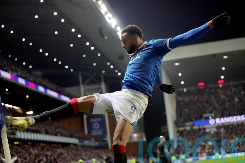 Youssef Chermiti&rsquo;s hat-trick helps Rangers cut the gap on leaders Hearts